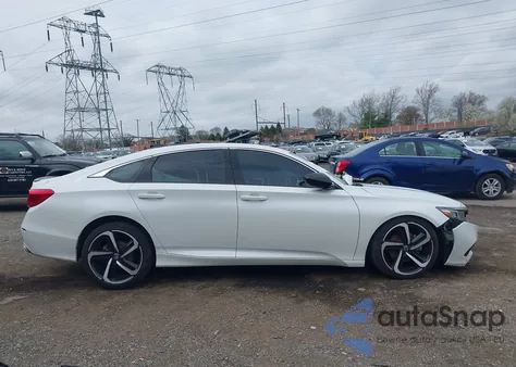 2022 Honda Accord Sport из США, поврежденный, VIN 1HGCV1F3XNA028963